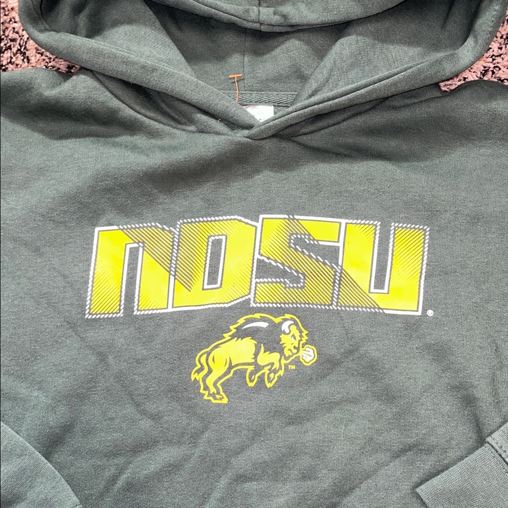 ๐ Rivalry Threads NDSU Green Hoodie Boys Size XL (16/18) | NWT - Picture 2 of 6
